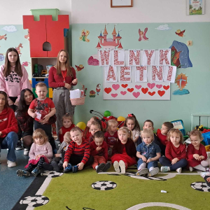 Walentynki w grupie młodszej przedszkola