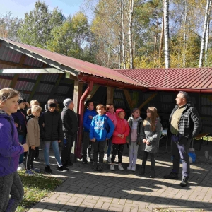 Uczestnicy warsztatów w Szklarni 