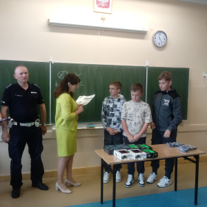 Rozdanie nagród rzeczowych