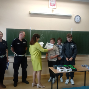 Rozdanie nagród rzeczowych