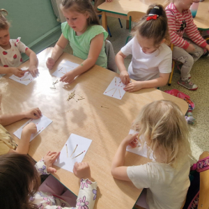 Projek edukacyjny EKOprzygody z Żywiołkami- Żywiołek ognia- układanie wzorów z zapałek (1)