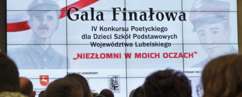 SUKCES naszych uczniów  w  Wojewódzkim Konkursie Poetyckim o Żołnierzach Niezłomnych!