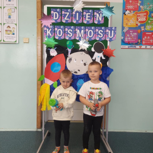 Borys i Jakub na kosmicznej ściance