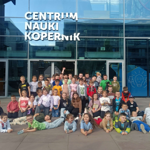 Mali odkrywcy w Centrum Nauki Kopernik.