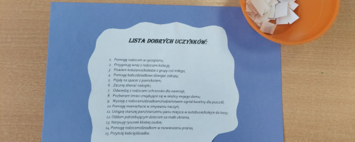 Ogólnopolski Projekt Edukacyjny „Wyzwania Teodora” - w grupie młodszej 