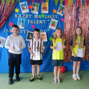 Dyplomy za talenty sportowe  w Pokazie Talentów