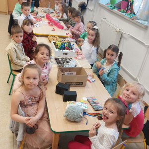 Dzień dziecka w grupie starszej- poczęstunek przygotowany przez rodziców