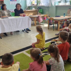 Konkurs ,,W magicznym świecie bajek'' w grupie średniej - podczas konkursu