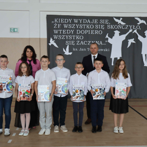 Wręczenie nagród książkowych dla klasy 3a