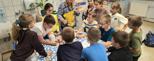 Gofry na zajęciach technicznych w klasie IVa