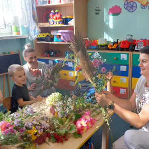 Wspólne komponowanie bukietów