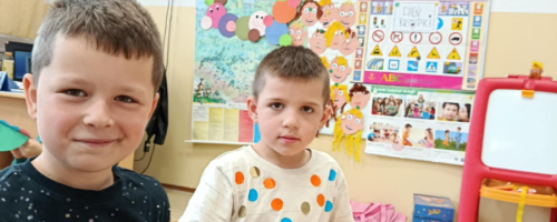 Obchody Międzynarodowego Dnia Kropki w przedszkolu w grupie starszej