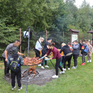 Pieczenie kiełbasek