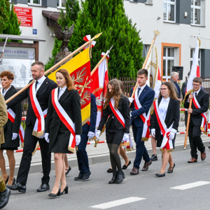 Reprezentacja szkoły na Gminnych Obchodach 86 rocznicy Walk pod Dzwolą