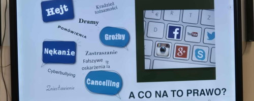 Prawo vs. Hejt . Szkoła wolna od hejtu
