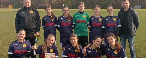 Zwycięstwo naszych dziewcząt w Powiatowych Igrzyskach Młodzieży Szkolnej w Piłce Nożnej!