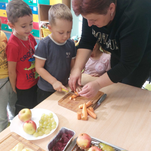 Zajęcia praktyczne- kroimy talarki