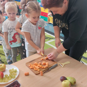 Zajęcia praktyczne- kroimy talarki