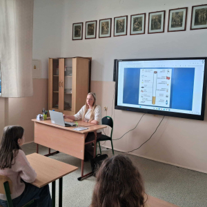 p.Emilia Mirosław - warsztaty w kl. VI i VII