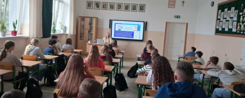 Szkolny Miesiąc Profilaktyki w Zespole Szkół w Krzemieniu