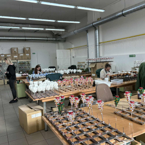 Proces powstawania bombek - malowanie