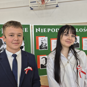 Prowadzący apel szkolny