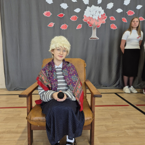 Scenka historyczna w wykonaniu uczniów