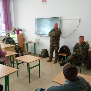 Spotkanie z żołnierzami Drugiej Lubelskiej Brygady Obrony Terytorialnej w Lublinie