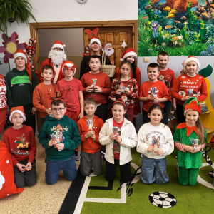 Mikołaj u uczniów  kl. III