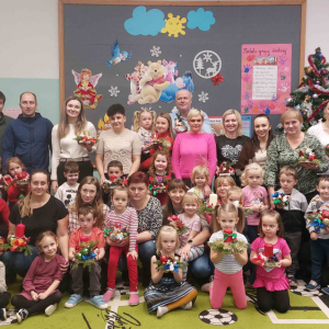 Fotka wspólna ze stroikami