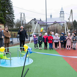 Otwarcie placu zabaw