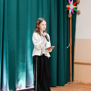 Martyna Flis podczas występu  