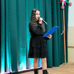 Klaudia Peret podczas występu 