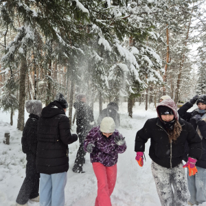 Kulig siódmoklasistów pełen radości i uśmiechu.