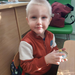 Bałwanek prawie gotowy