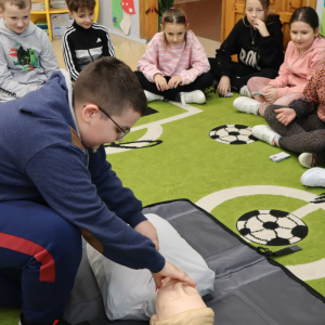 Zajęcia z pierwszej pomocy kl.3