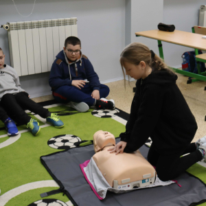 Zajęcia z pierwszej pomocy kl.3